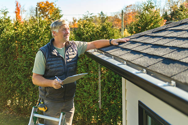 Professional Roof Inspection technician working in Perkinsville, VT
